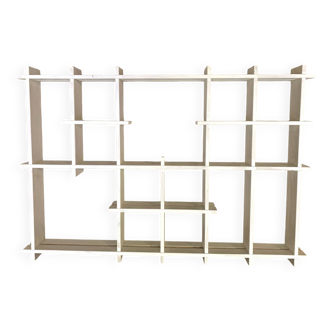 Wooden wall shelf