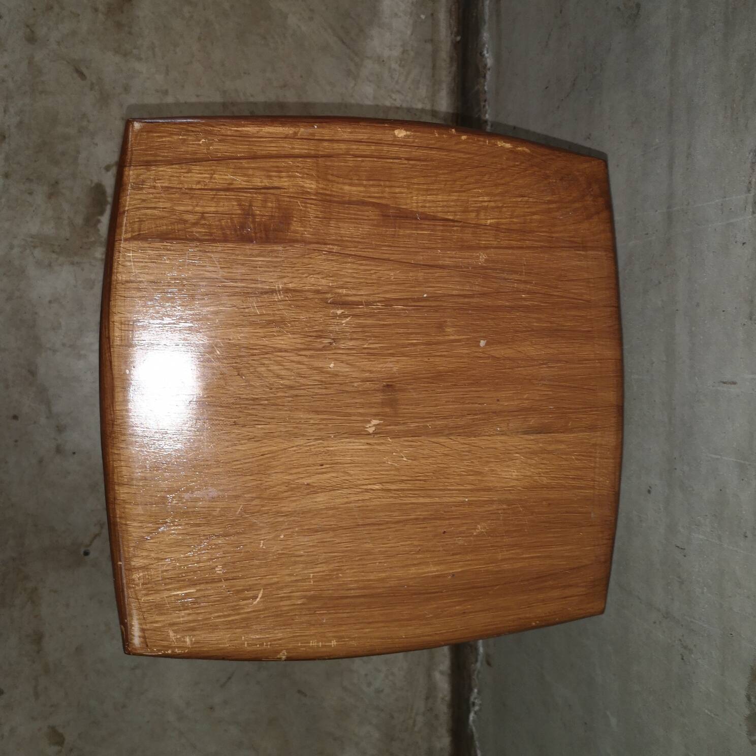 Vintage wooden bar stool