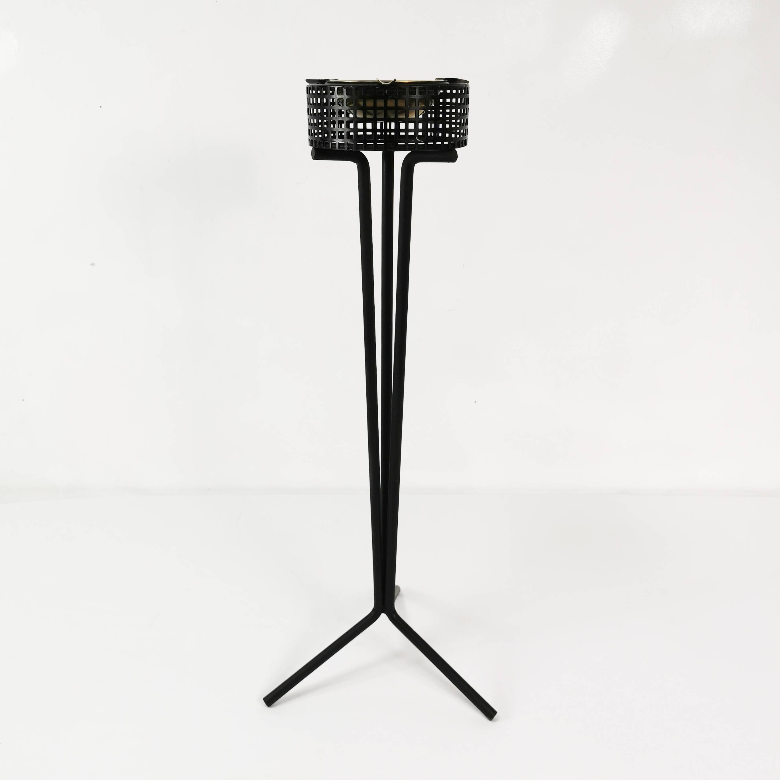 Modernist openwork floor ashtray, Germany, 1970s