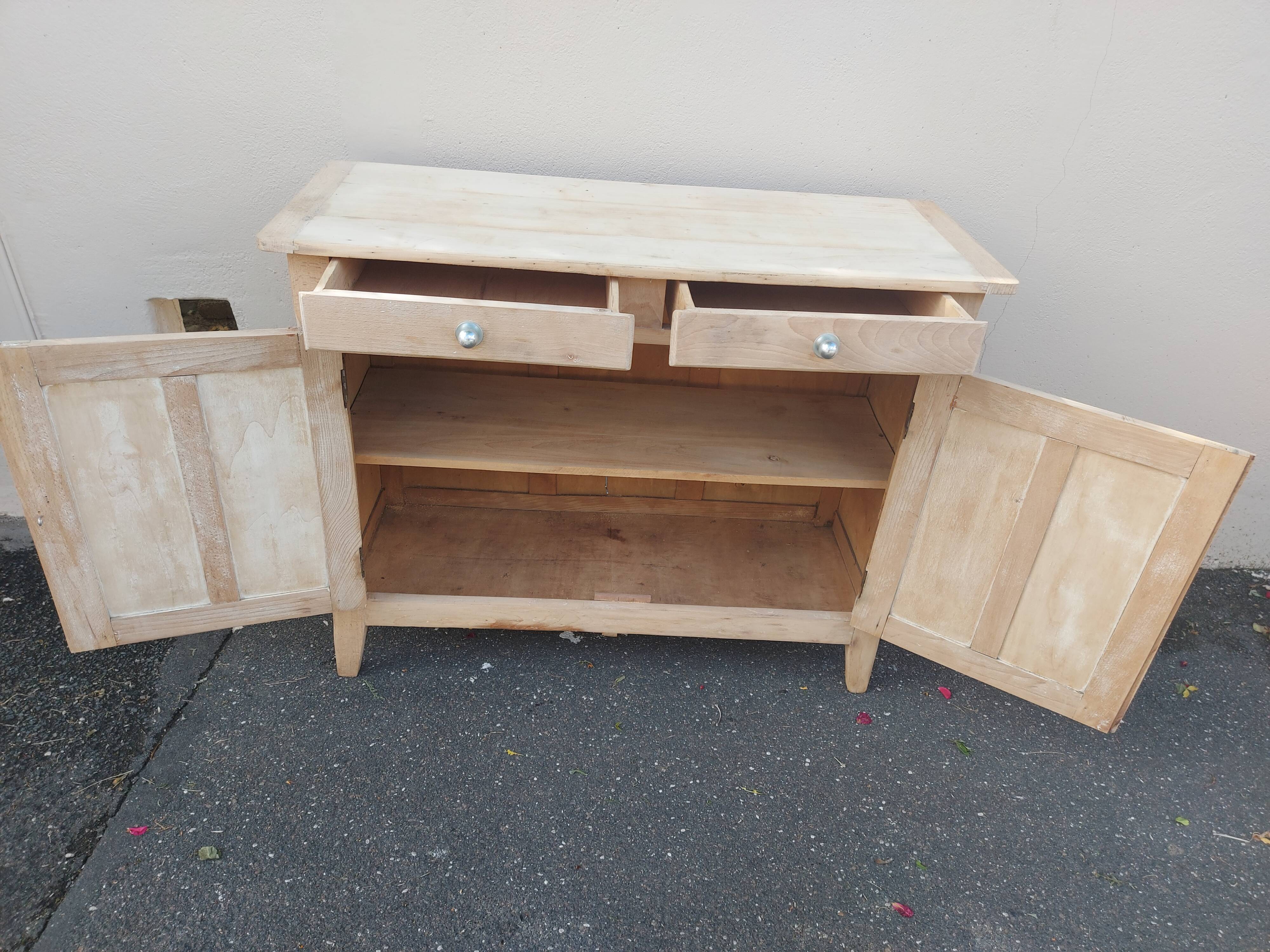 Very beautiful Parisian furniture 1940 stripped and sanded