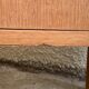 Vintage bookcase feet aileron 1950