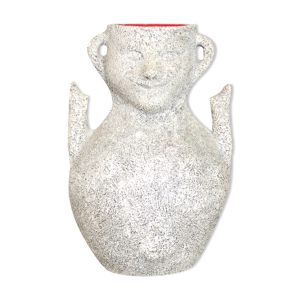 Vase en céramique anthropomorphe