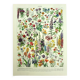 Old engraving 1928 - Flower and plant I by Millot - botanical plate