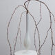 Vase soliflor blanc laiteux nacré