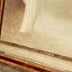 Old film photograph framed 1910 marquetry