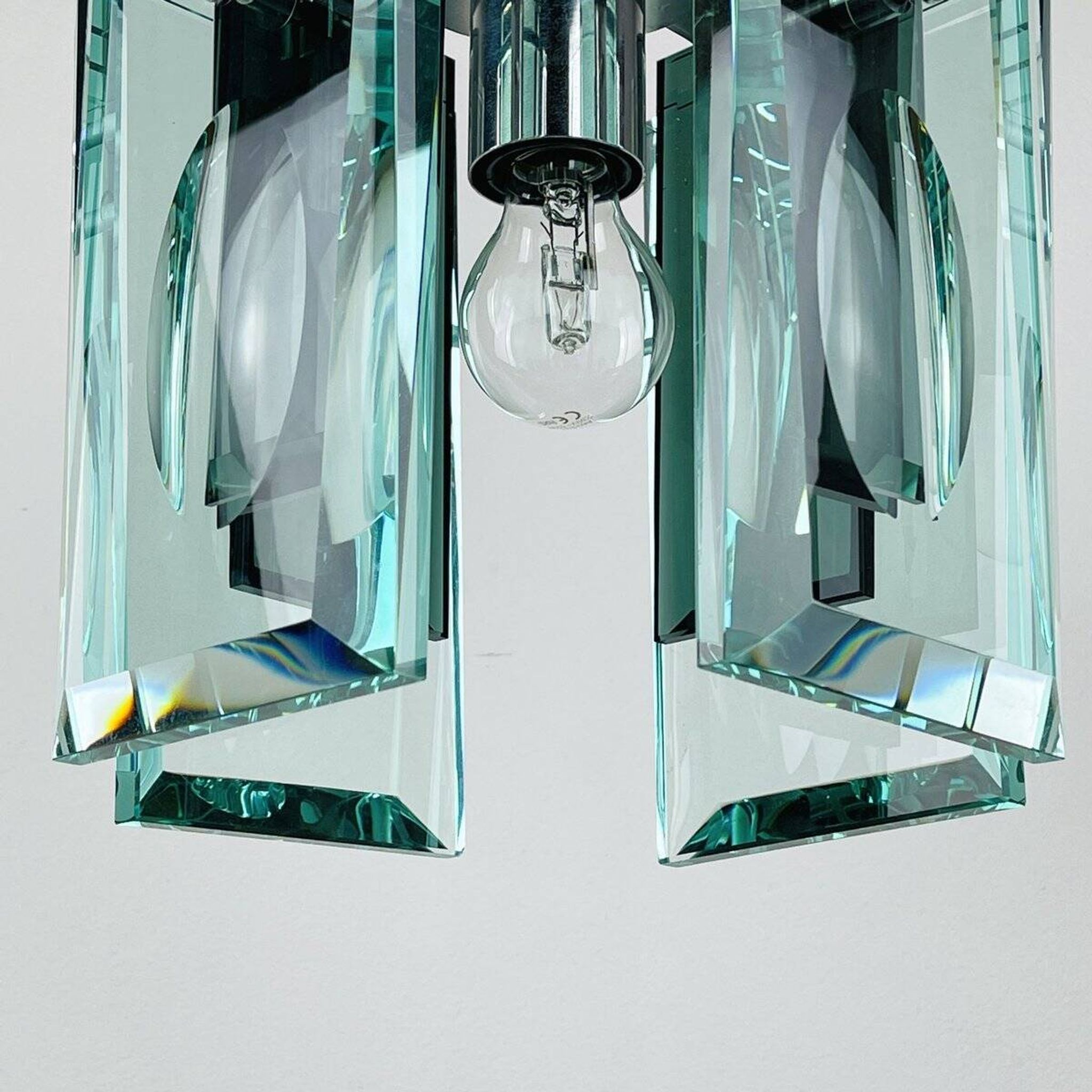 Italian art glass pendant by Fontana Arte, Italy, 1970s.