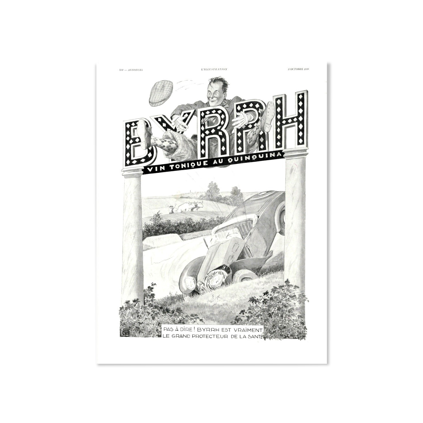 Vintage poster 30s BYRRH