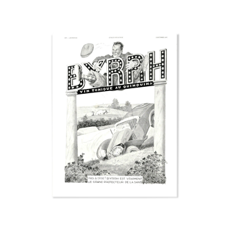Affiche vintage années 30 BYRRH