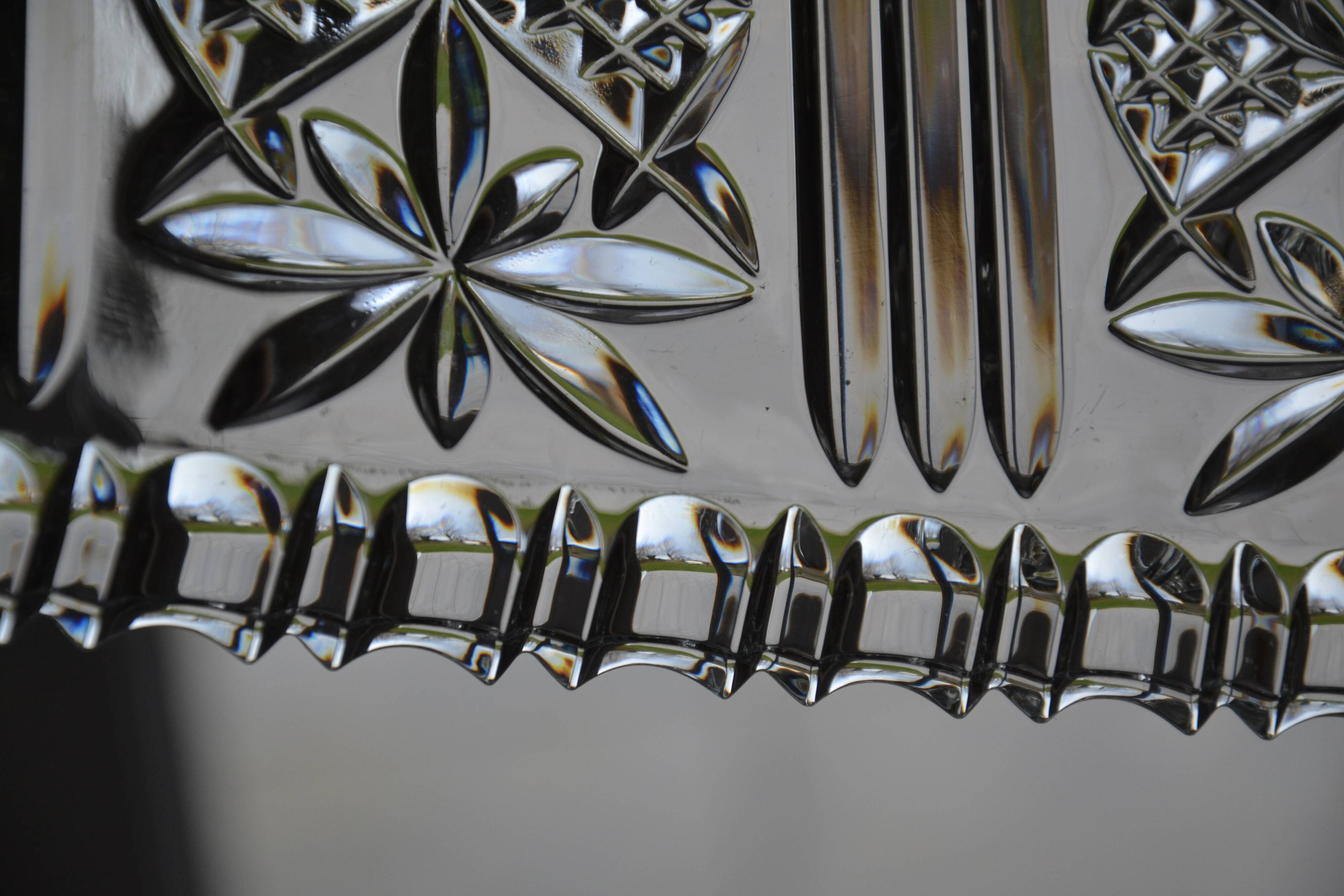 Crystal appetizer plates/trinkets