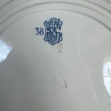 Set of 6 flat presentation plates Gien model of Orient number 4