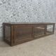 Antique shop display cabinet in oak (renovated)