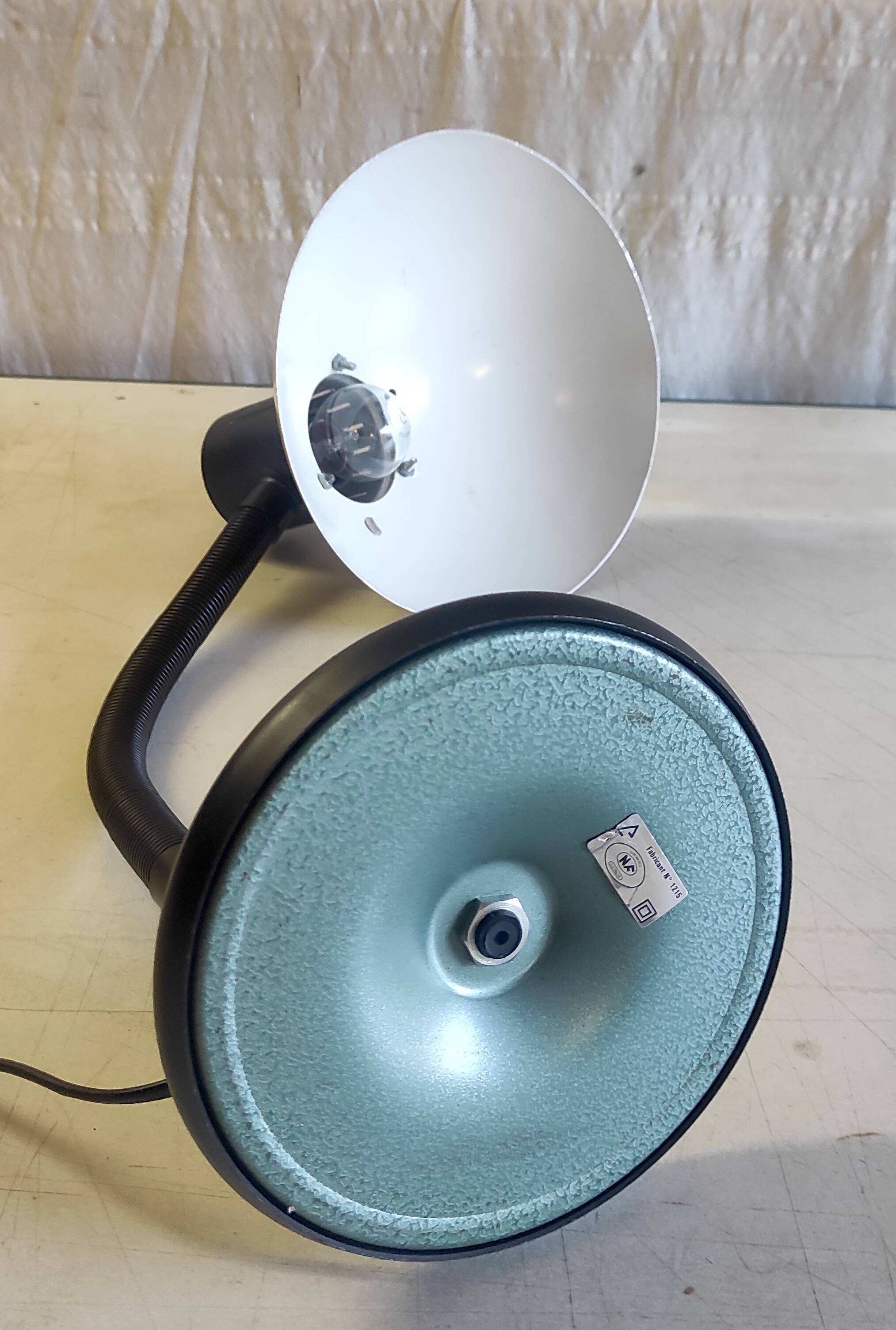 Articulated metal lamp by Aluminor (Fr) - 1970s/80s