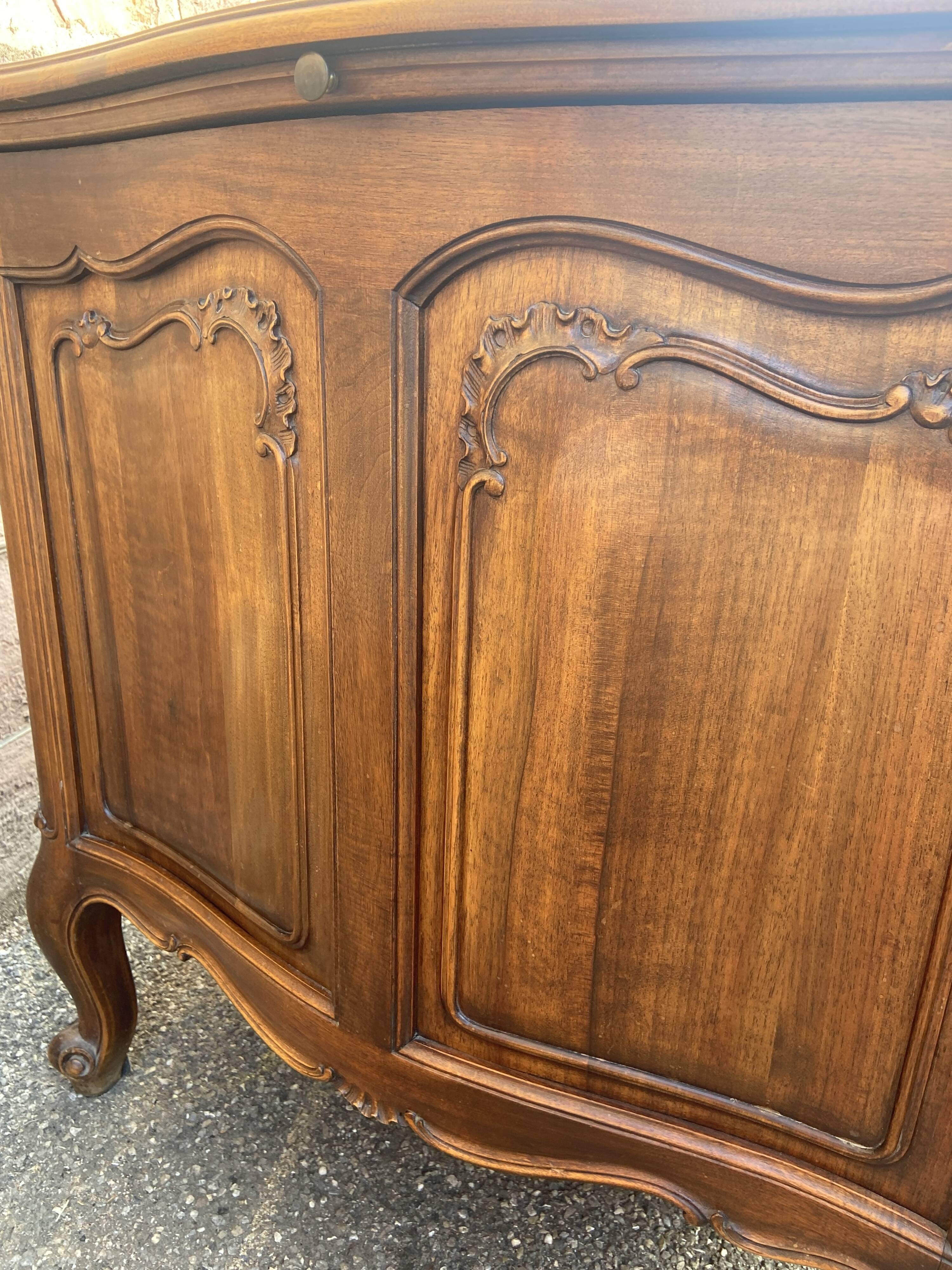 Huge walnut notary office