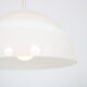 1970s glass hanging lamp by Leucos, Italy