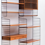 Piece wall unit by Nisse Strinning for String, Sweden 1950