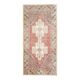 1970s Turkish Oushak Handmade Wool Cotton Pink Area Rug 127x276