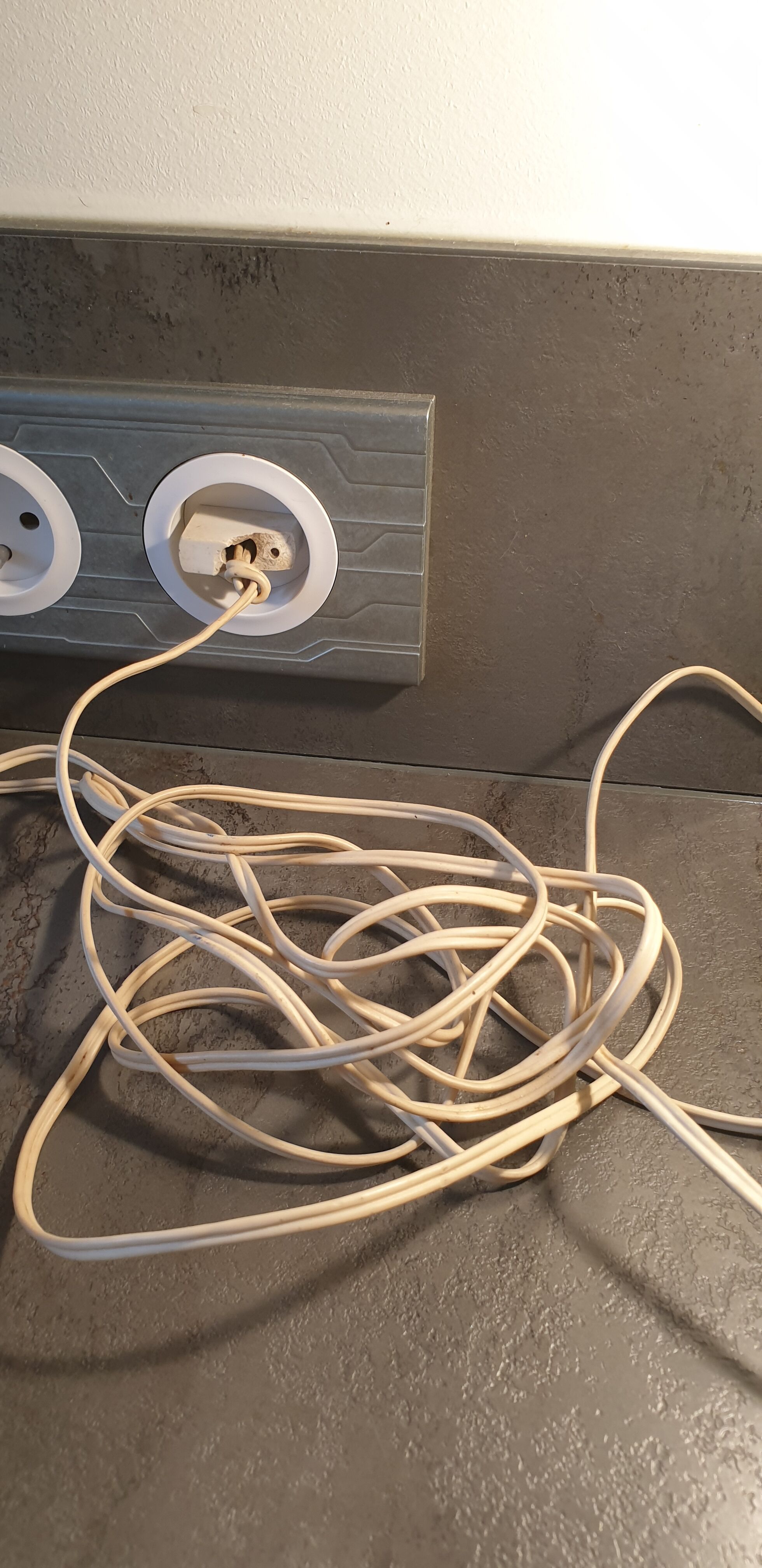 Vintage opaline lamp