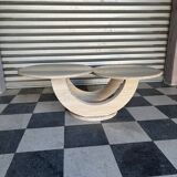 Table basse italienne en travertin
