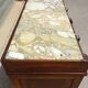 Art Deco sideboard in walnut with a marble top