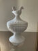 Vintage glazed ceramic candy box