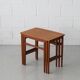 Danish teak nested tables
