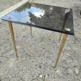 Table basse d'appoint plexiglas vintage