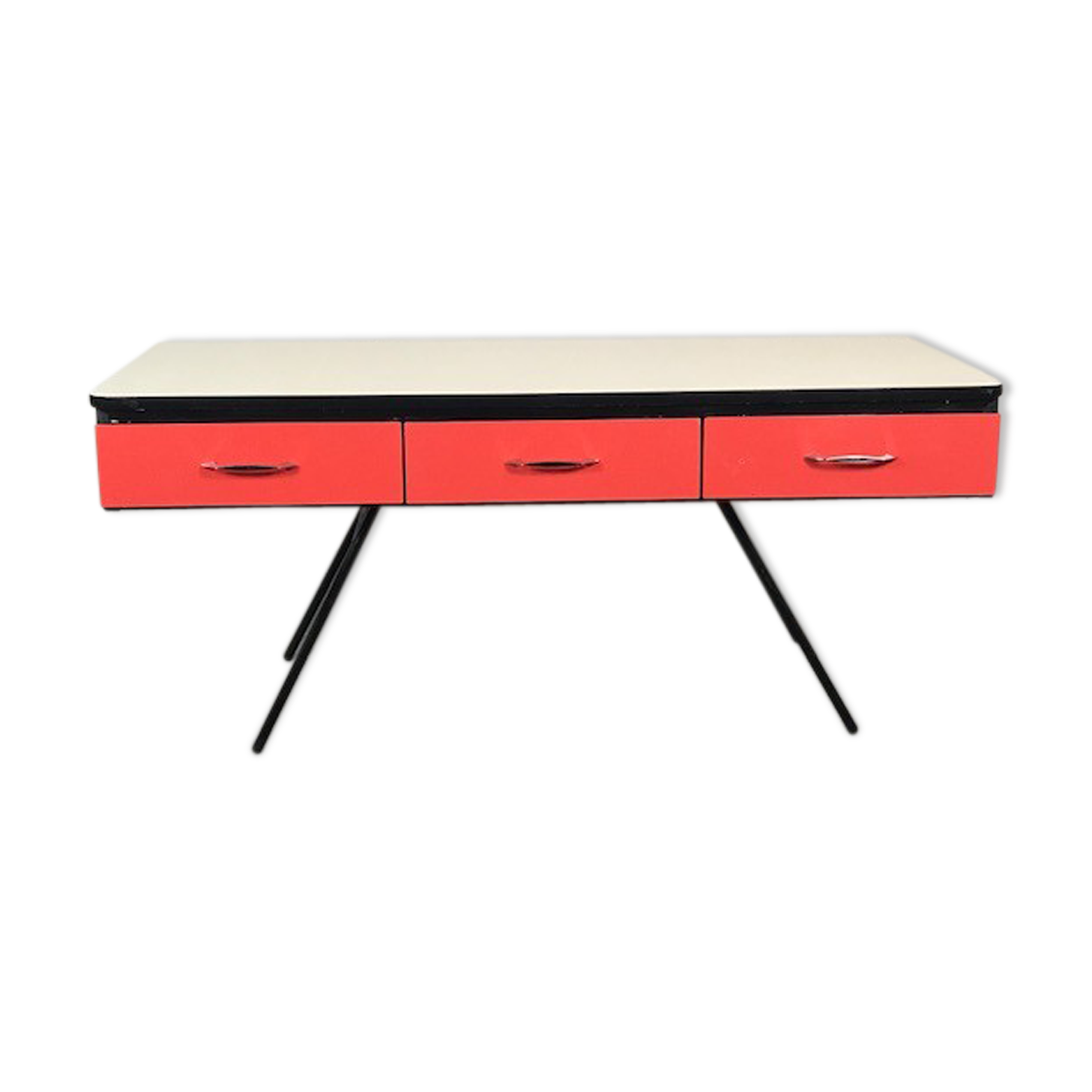Formica console table 60's