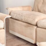 Ensemble de salon vintage restauré par Dieter Rams pour Vitsœ, années 1960