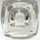 Daum France crystal ashtray