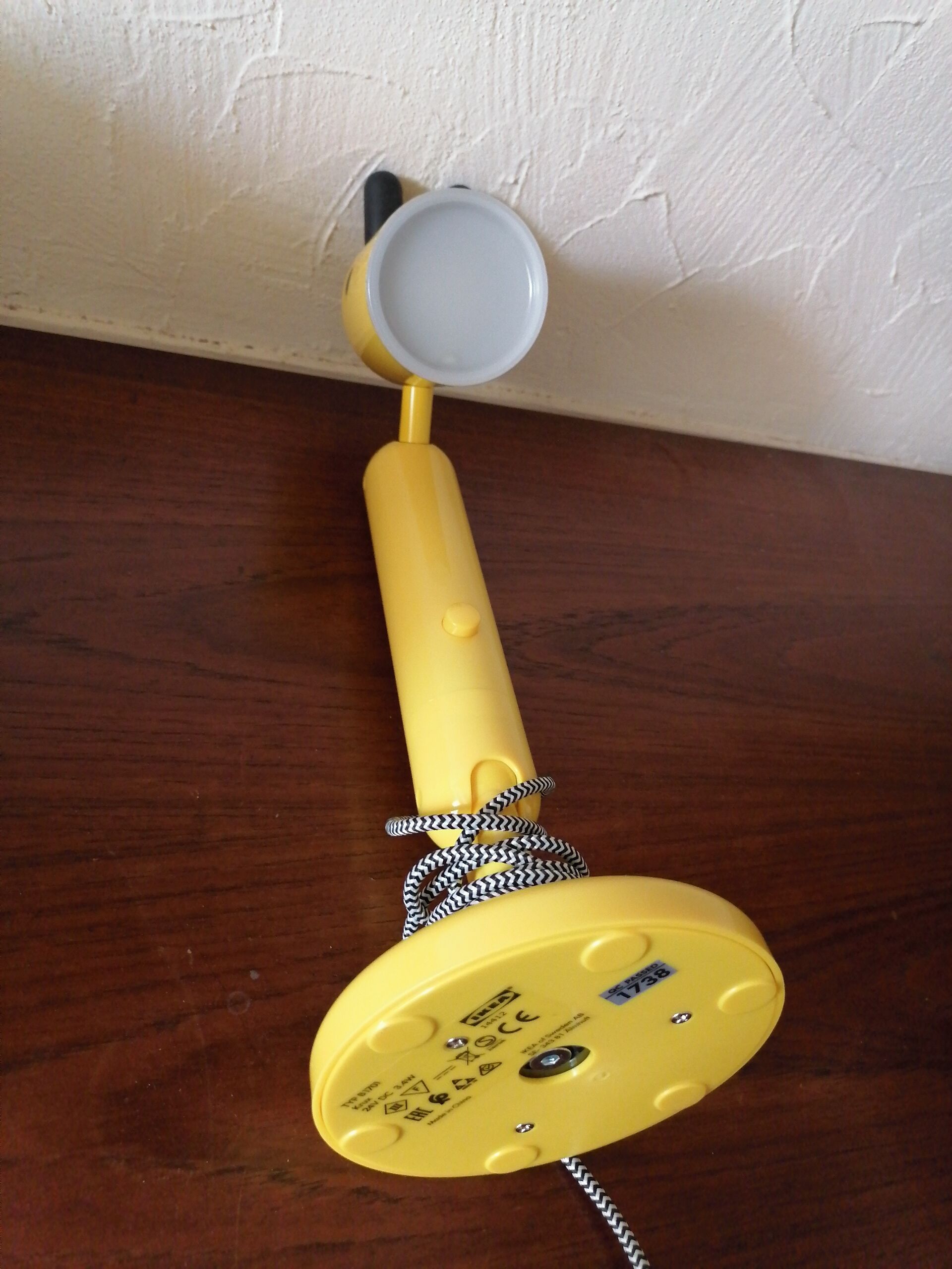 Desk lamp kruz yellow