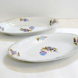Paire de plats Art Déco
