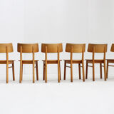Vintage Danish mid-century dining chairs set of 6