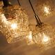 cascade PENDANT LIGHT - 7 shades - bubble glass and chrome - 1960/70s