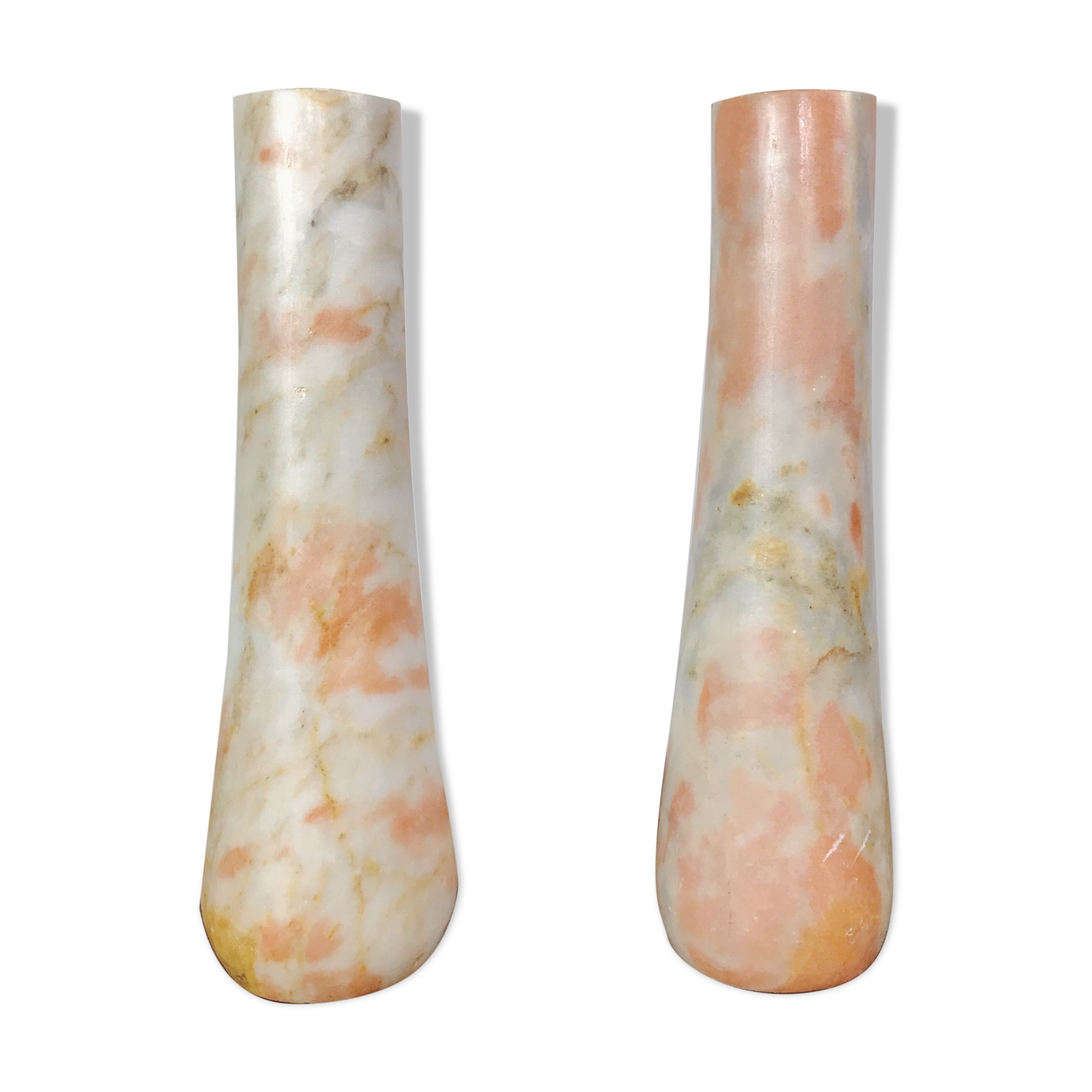 Pair of marble vases
