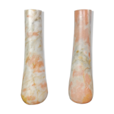 Paire de vases en marbre