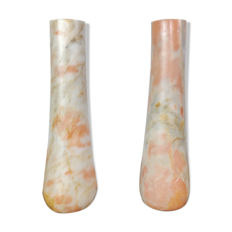 Pair of marble vases