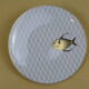 Set of 6 golden dinner plates - Les Poissons d'or - Ateliers Bernardaud