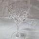 8 Bohemian crystal stemmed glasses