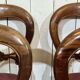 Suite de 8 chaises anglaises en acajou de style Victorien