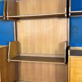 Mid-Century Modern modular wood bookcase from 50s