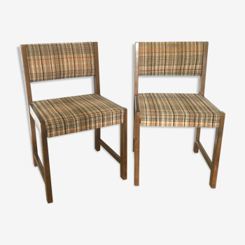 Paire de chaises vintage