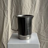 Large silver-plated jug H20 D14.5