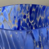Vintage vase in speckled glass paste