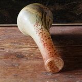 Legras enamelled glass soliflore vase