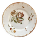 Antique plate with floral decoration