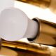 Brass wall lamp