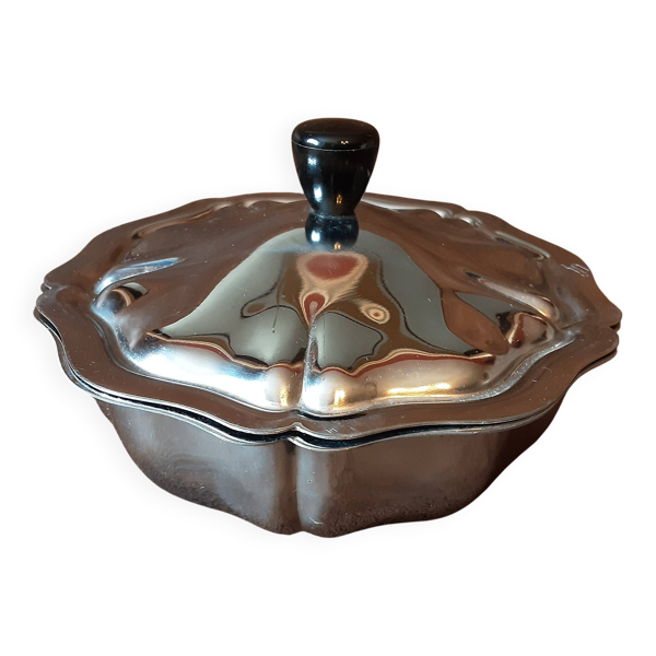 Sucrier  inox vintage