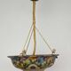 Hand-painted glass lamp Art Nouveau