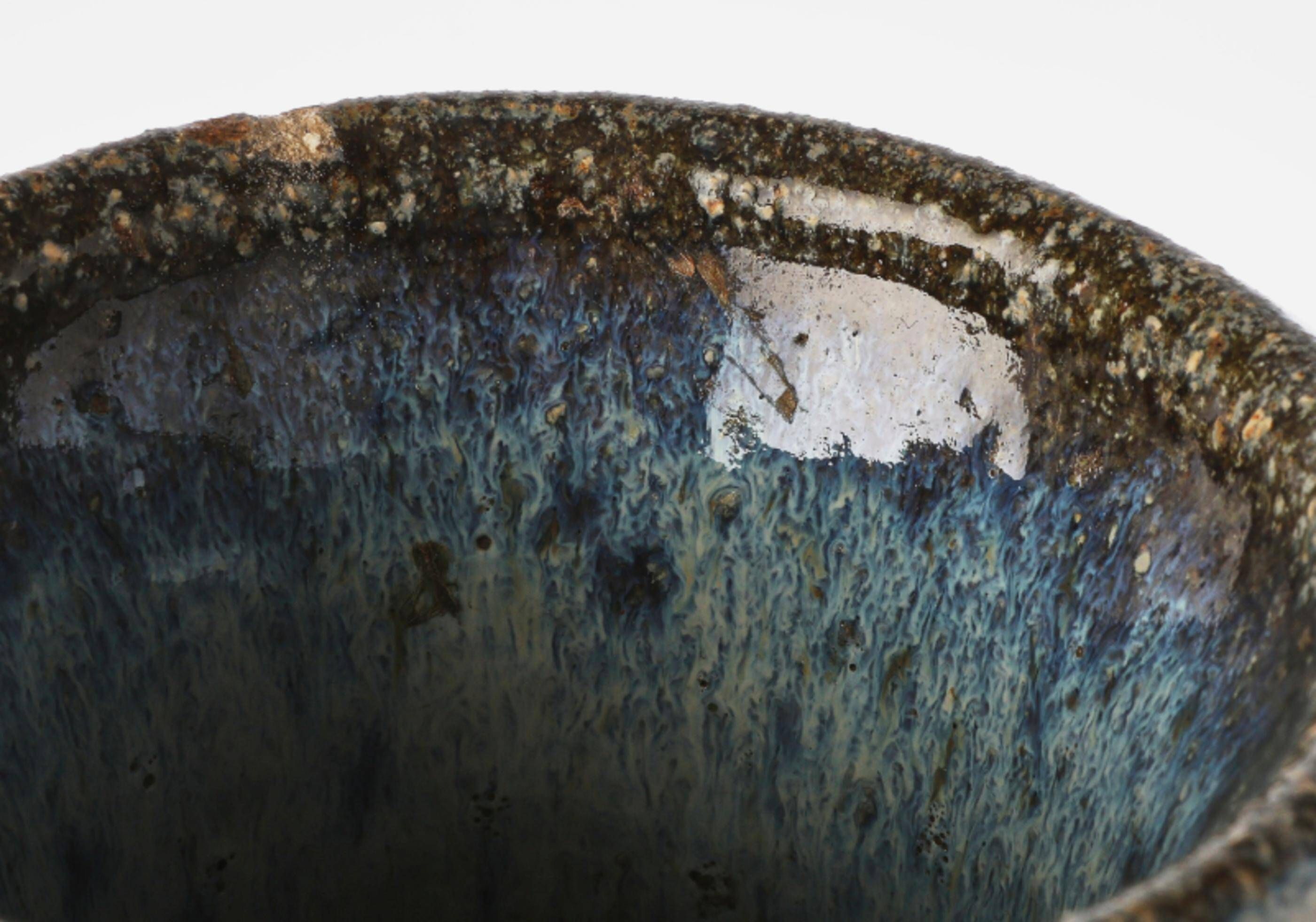 Large modern Scandinavian vase in ceramic / stoneware by Josef Simon, Sweden, 1960s.