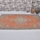 Orange Anatolian Vintage Turkish Rug sku 734